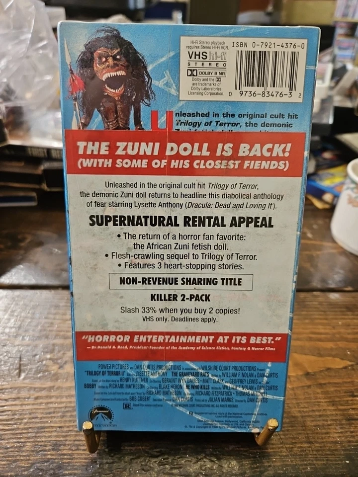 Trilogy of Terror II (New VHS, 1996) - Image 2 of 4