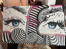 Custom One of A Kind Artwork Hand Painted Graffiti Art Wall Art Canvas Painting