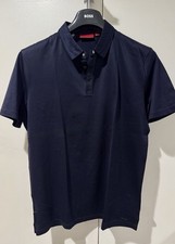 Hugo Boss Dajm Cotton Polo Shirt in Navy, L