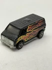 Vintage Hot Wheels Super Van Black Flames 1974 Hong Kong Redline Era Blackwall
