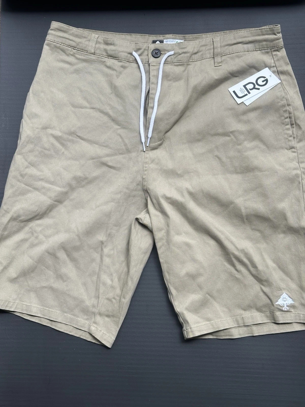 Leg Men’s Chino Shorts Size 32 Khaki Tan