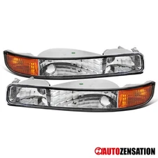 Bumper Lights Fit 1999-2006 GMC Sierra Yukon 1500 2500 Turn Signal Parking Lamps