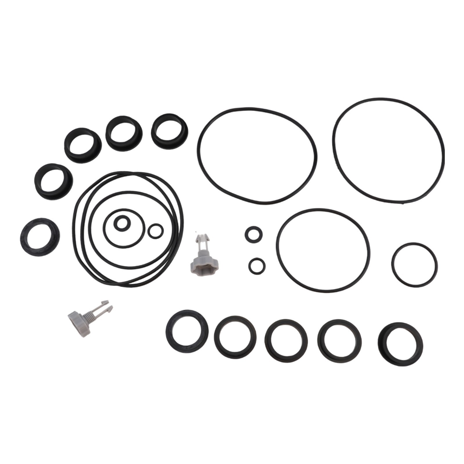 Juego de juntas tóricas de repuesto Essential 25013 con 2 válvulas de ventilación para bombas de piscina