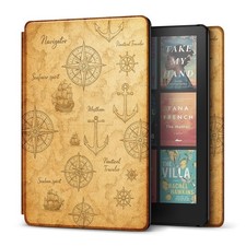 Case for Kindle Paperwhite 12th Gen 2024 - Slim Smart Auto Sleep Cover, Map