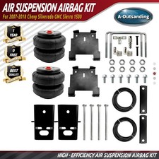 Rear Air Spring Bags Suspension Kit Fits 07-2018 Chevy Silverado Gmc Sierra 1500