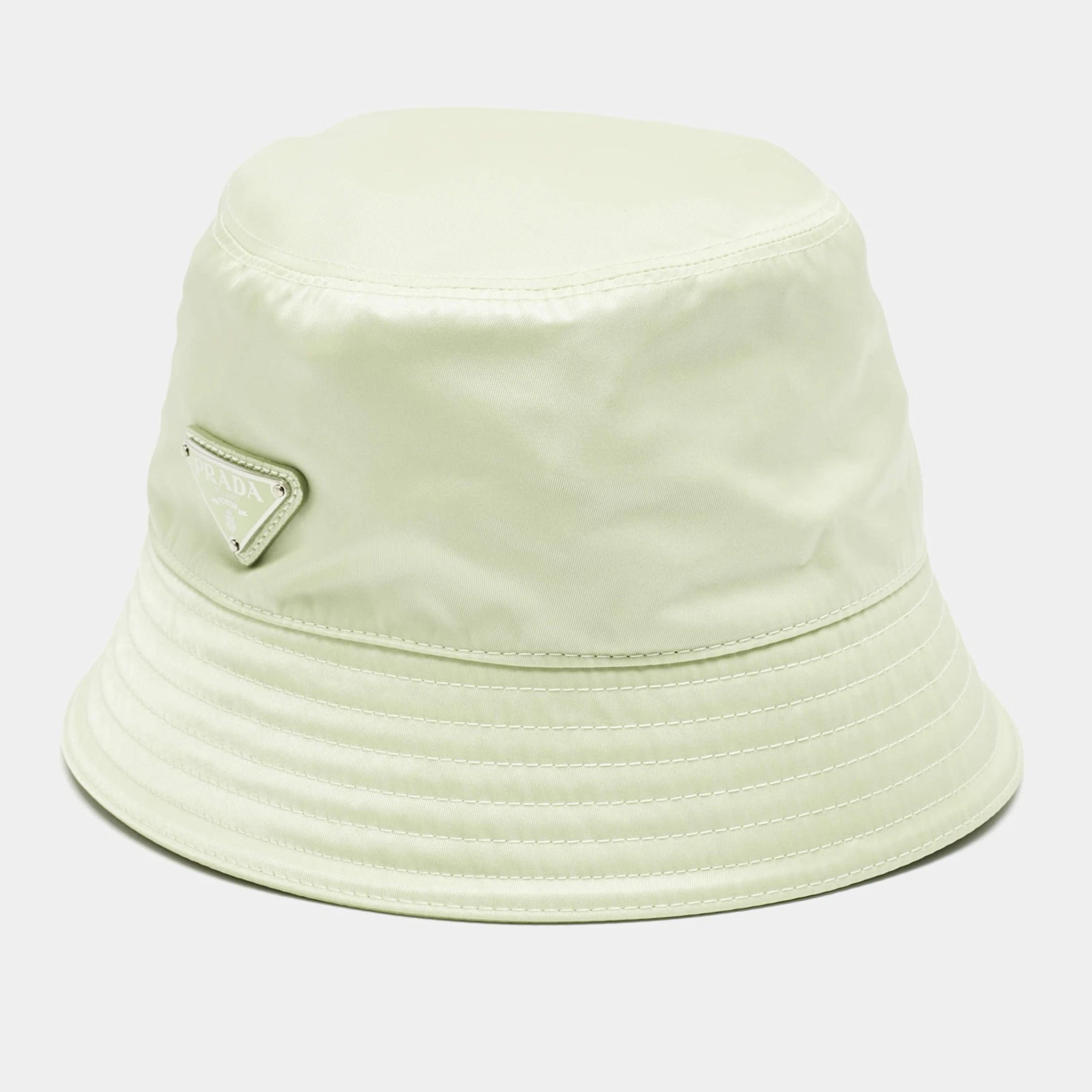Prada Mint Green ReNylon Bucket Hat M