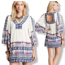 Free People Terra Nova bohemian Tunic Mini Dress Small