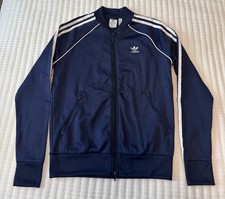 Adidas ATP Jacket Track Zip Up Blue Trefoil Sz Small