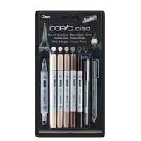 "1 Bis 40X Copic Marker Ciao, 5+1 Set \"Warm Grey Tones\" - Spare Bis Zu 35%"