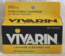 Vivarin Caffeine Alertness Aid 200 mg Tablets...