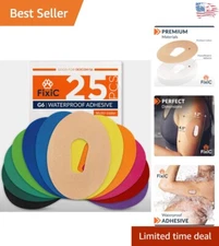 Breathable Cotton Dexcom G6 Adhesive Patches - Multi-Color Pack for Varied Needs