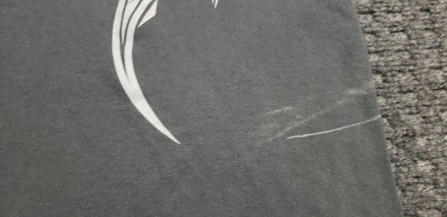 Vintage Hawaiian Island Creations MEDIUM Gray T Shirt Tribal Waves - Picture 3 of 22