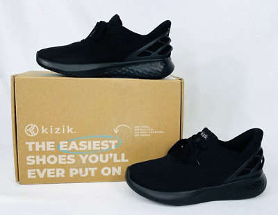Kizik Athens-Black Slip-On Sneakers/Athletic Shoes - Men's 8/Women's 9.5-NIB