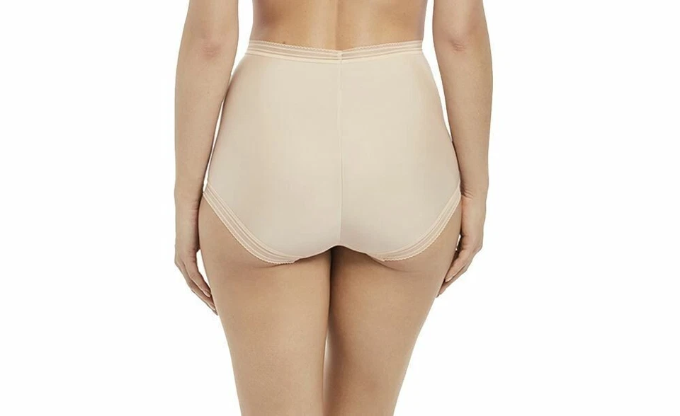 Fantasie Fusion Brief High Waist S 10 12 Sand Beige Full Knickers Underwear 3098 - Imagem 3 de 4