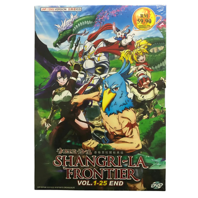 DVD Anime Shangri-La Frontier Complete Series (1-25 End) English