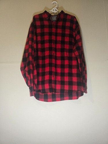 NWT St John Bay Buffalo Plaid Long Sleeve Button Down Super Soft Flannel XL - Picture 5 of 24