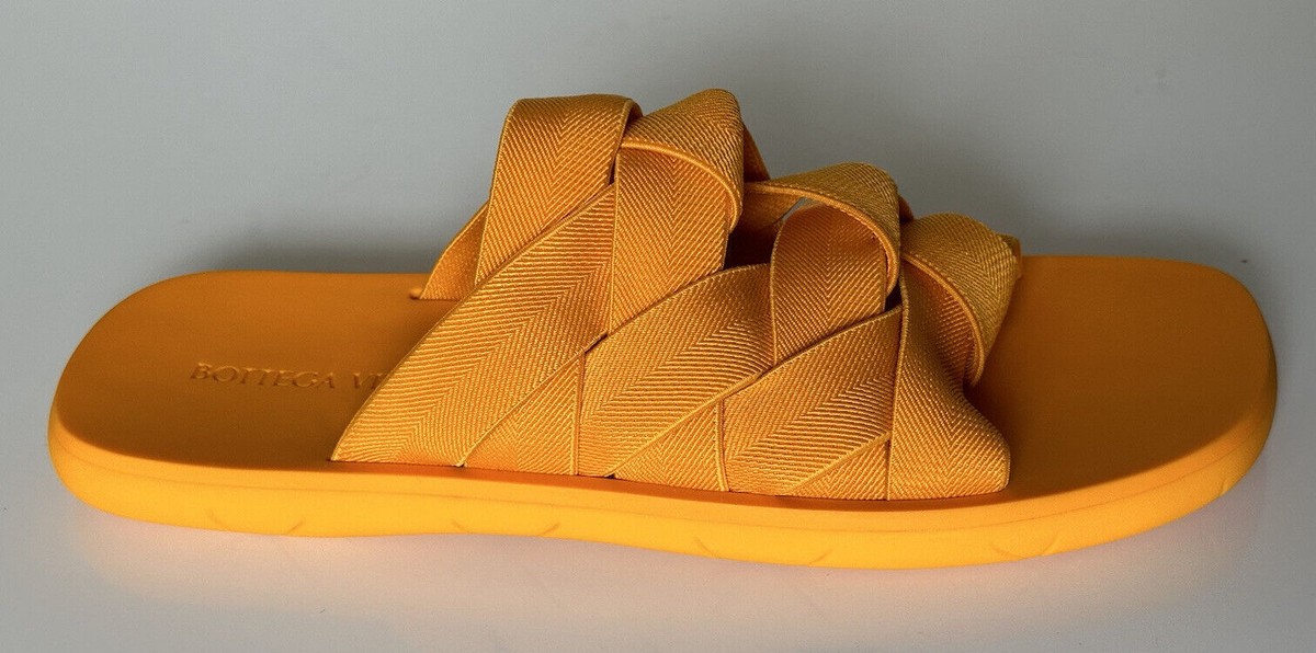 NIB $790 Bottega Veneta Intrecciato Starfish Tangerine Sandals 9 US (42) 651402 Bottega Veneta Men main image 4