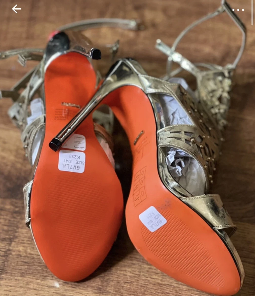 Red hotsell bottom sandals