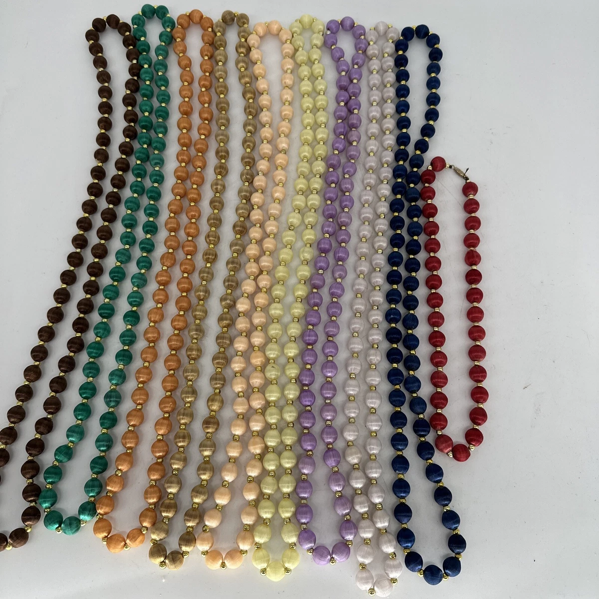 Silk thread beads online discount