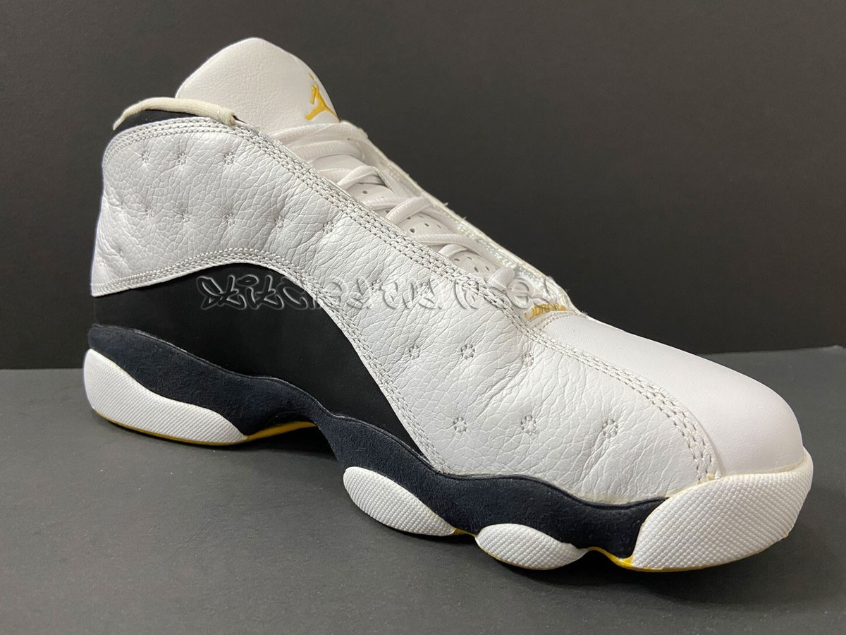 2005 NIKE AIR JORDAN XIII 13 RETRO LOW WHITE BLACK YELLOW MAIZE 310810-104 SZ 12 Maize AJ 13s of 2005. I completed another duo this past week  main image 2