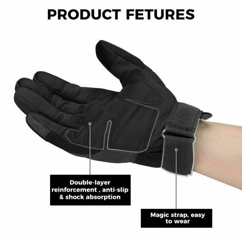 Motorradhandschuhe Moto Roller Motorrad Touchscreen WarmBleiben Handschuhe  TK - Bild 2 von 4