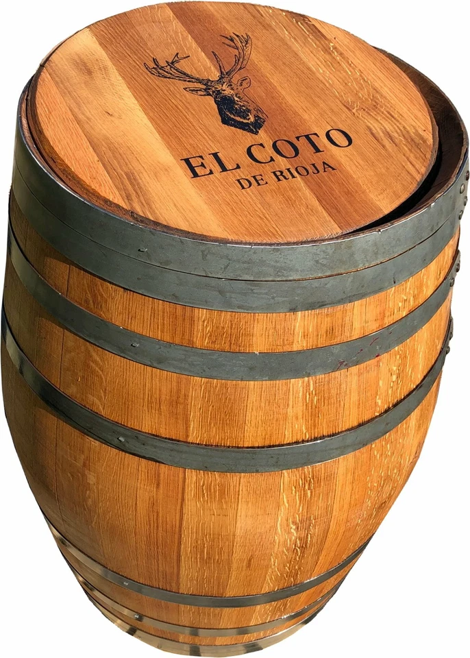 Holzfaß Regentonne Eichenfaß Dekofaß Stehtisch Gartenfaß Wasserfaß Weinfaß Holz - Bild 2 von 4