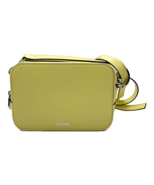 ganni バッグ Ganni Textured Leather Camera Crossbody Bag Shoulder Women's
