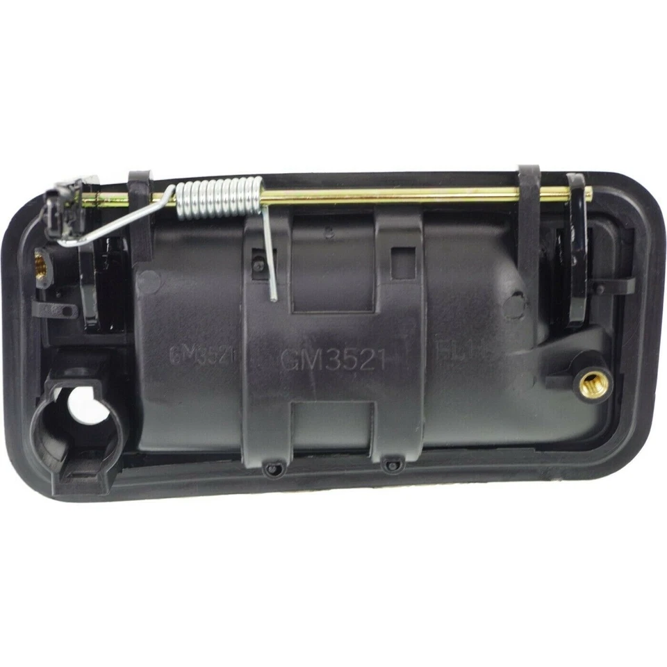 Новая передняя левая наружная дверная ручка гладкая черная подходит для 1992-2000 Gmc Yukon - Изображение 4 из 4