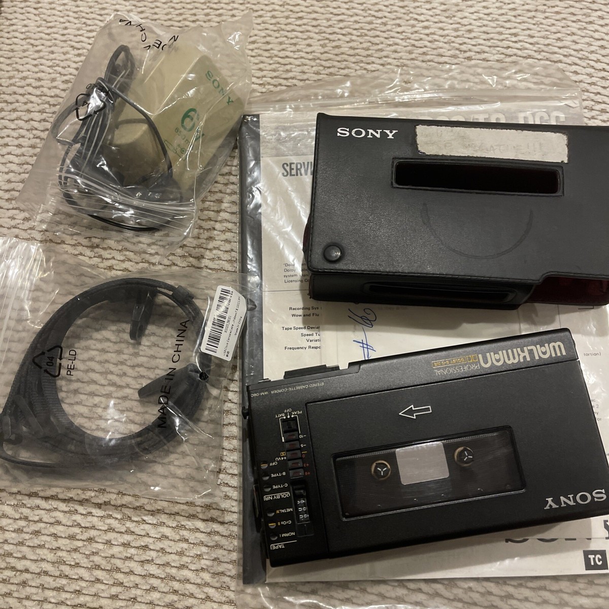 Sony WM-D6C Professional Walkman Cassette Recorder Player