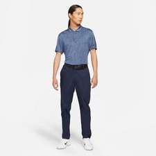 Nike Tiger Woods Golf Polo Shirt Collared Dri Fit Wicking Blue TW Men's S Small
