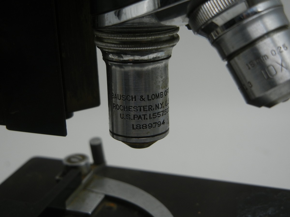 Vintage Bausch and Lomb Microscope w/ Precision Adjustable