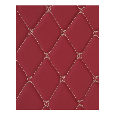 Faux Leather Fabric W/Foam Quilted Diamond Car Headliner Upholstery Sold by Yard