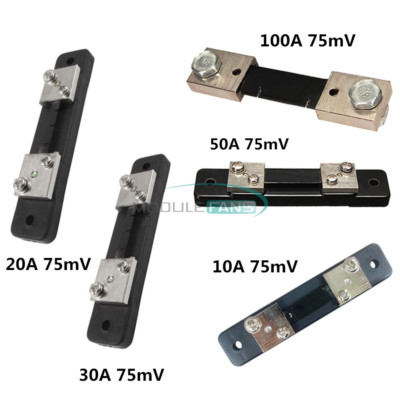 Battery Monitor Shunt Current Shunt Resistor 75mV For Ammeter - 10A To 100A DC Amp Panel Meter FL-2 Current Rectifier - Foto 11