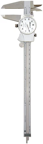 Mitutoyo 505-743 Dial Caliper, 0.1" per Rev, 0-8" Range, 0.001" Accuracy
