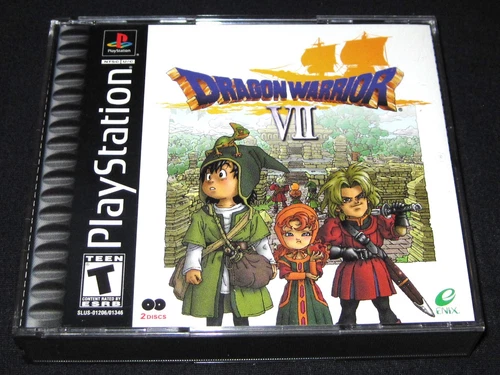 Dragon Warrior VII (PlayStation 1, PS1, 2001) VG