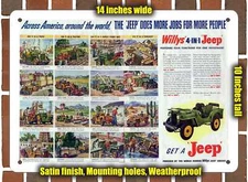 Metal Sign - 1946 Jeep Vintage Ad 01