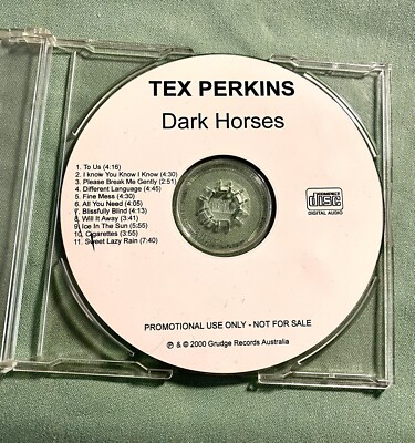 【中古】 Tex Perkins / Tex Perkins ＆ The Dark Horses Tex Perkins ** PROMO CD ** Dark Horses | eBay