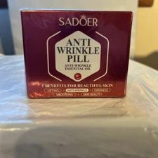 Sadoer Anti-wrinkle Pill Essential Oil For Beautiful Skin EXP Date 10/2027