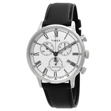 Timex Waterbury Classic Chronograph Quartz White Dial Men's Watch TW2U88100
