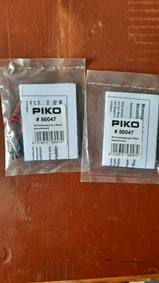 2 Packungen PIKO 56047 Kurzkupplung stromführend  für Spur H0 für H0