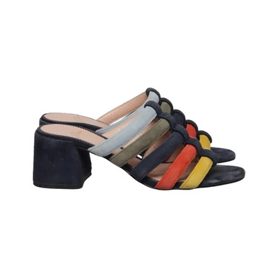 J.Crew, Mules, Größe: 37 1/2, Blau/Mehrfarbig, Leder, Damen, 6 #Ey0 - Bild 1 von 4