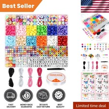 Versatile Jewelry Making Kit: 300 Beads for Fun Crafts - Perfect Gift for Girls