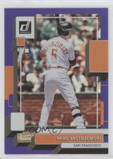 2022 Panini Donruss Holo Purple Mike Yastrzemski #103 07rd