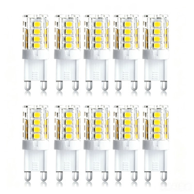 10x G9 3W LED Warmweiss 3000K 300 Lumen LED Leuchtmittel Birne Halogen 230V