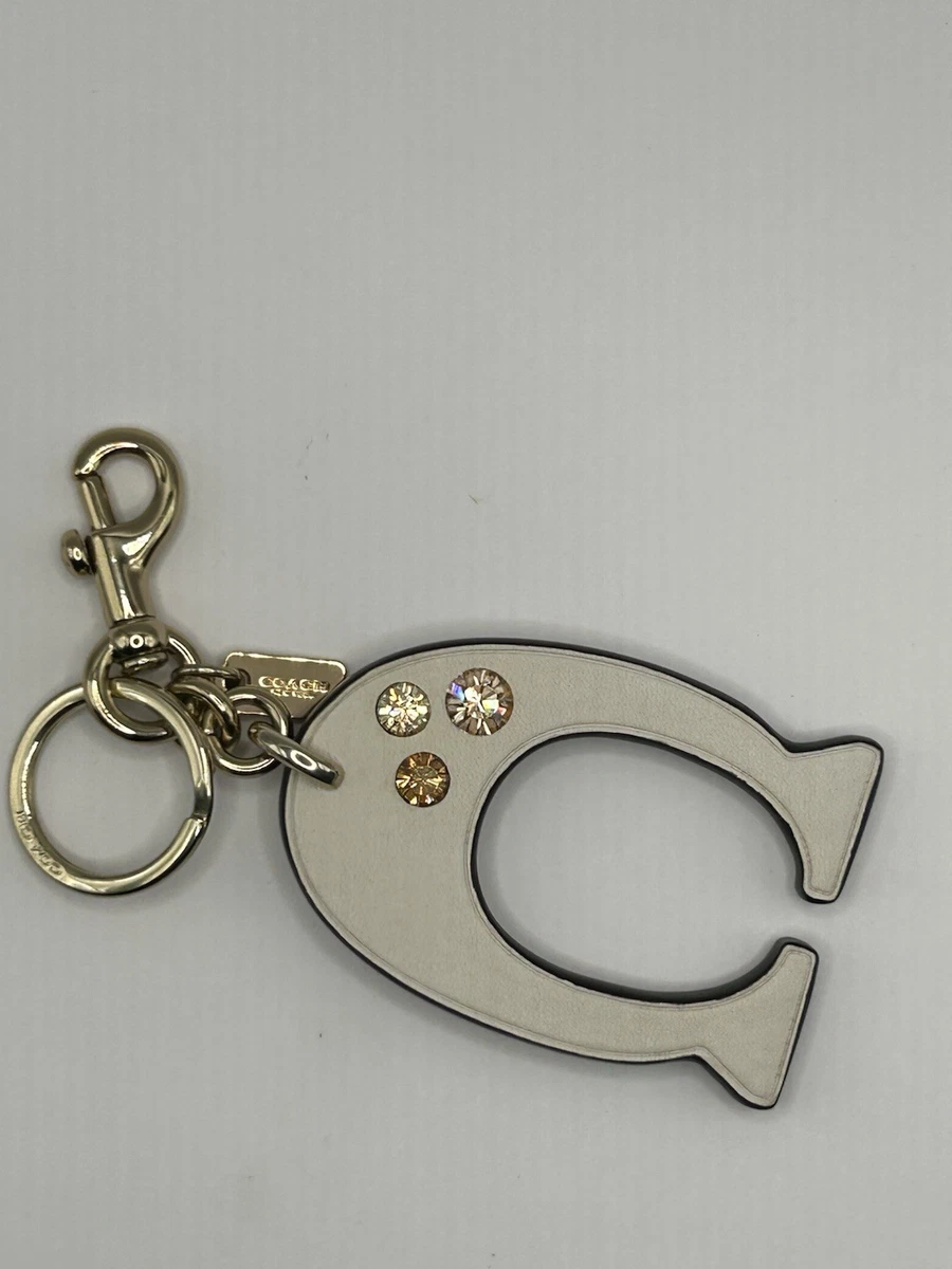 Coach Leather Letters, Numbers & Symbols Key Chains, Rings