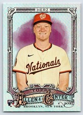 2025 Topps Allen & Ginter Base DJ Herz Washington Nationals #237 Silver Portrait