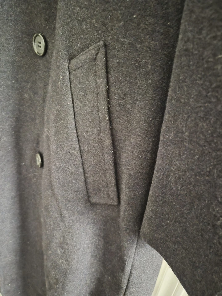 Abrigo CHAPS Ralph Lauren Hombre’s 42S Lana Carbón Doble Pecho Foto 4 de 4