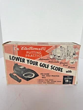 Vintage 19th Hole Electronic Putting Cup Return Golf Ball Practice Mod 1901     