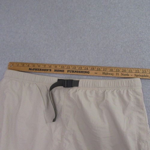 Columbia Mens Mountaindale Cargo Shorts 2XL x 9L Beige Belted Y2K Hiking - Picture 6 of 9