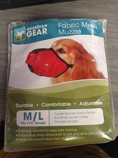 Guardian Gear Fabric Mesh Muzzle M/L Red